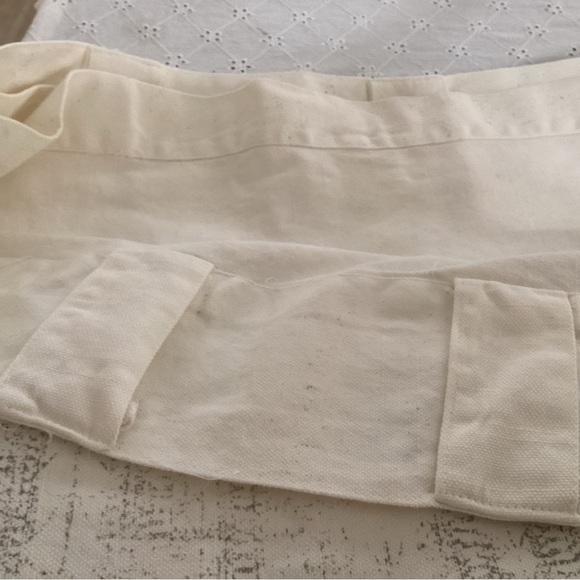 West Elm Echo Print. 2 gray and cream curtains - Picture 8 of 14